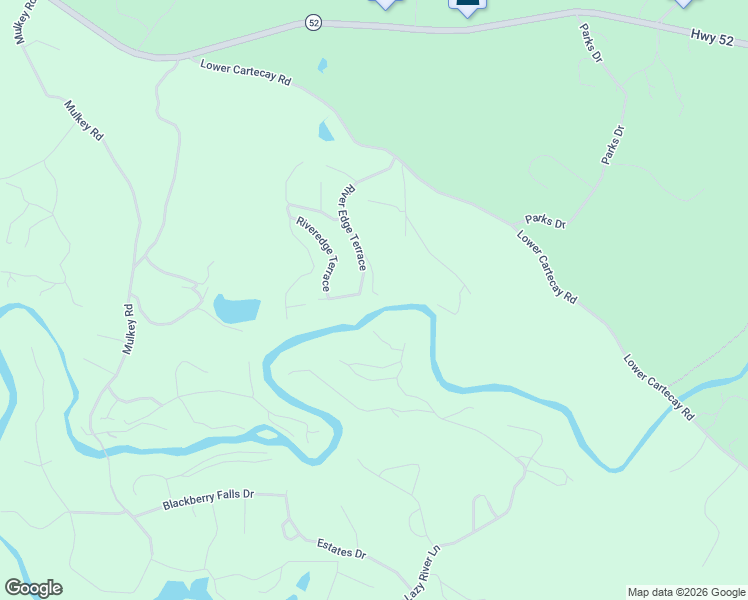 map of restaurants, bars, coffee shops, grocery stores, and more near 105 West Riveredge Drive in Ellijay