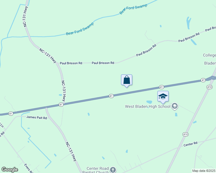 map of restaurants, bars, coffee shops, grocery stores, and more near in White Oak
