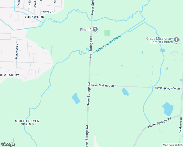 map of restaurants, bars, coffee shops, grocery stores, and more near 12000 Geyer Springs Road in Little Rock