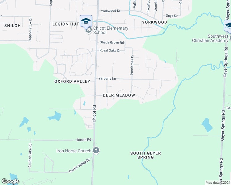 map of restaurants, bars, coffee shops, grocery stores, and more near 4 Fawns Point Cove in Little Rock