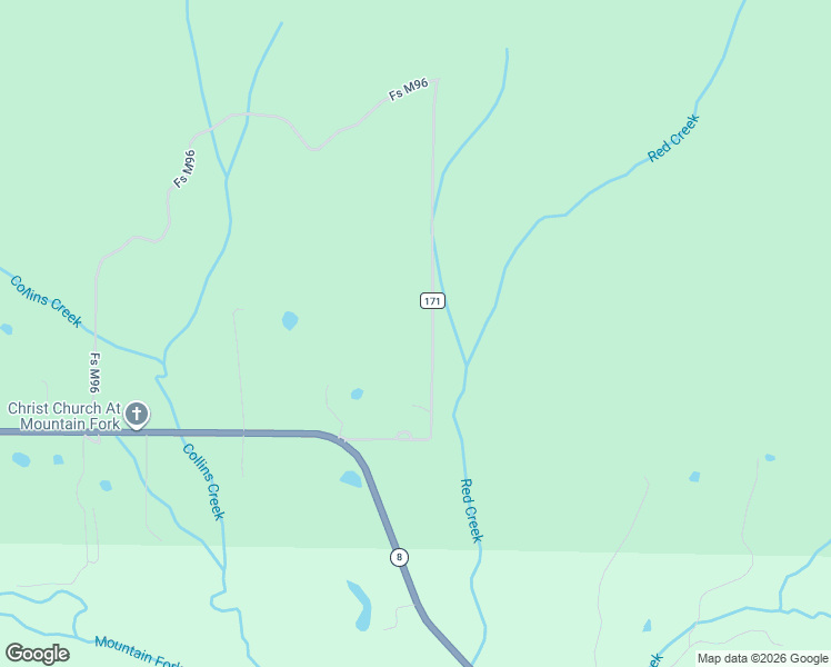 map of restaurants, bars, coffee shops, grocery stores, and more near 189 Polk Road 171 in Mena