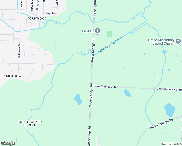 map of restaurants, bars, coffee shops, grocery stores, and more near 12000 Geyer Springs Road in Little Rock