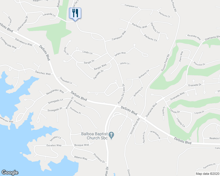 map of restaurants, bars, coffee shops, grocery stores, and more near 11 Magnifico Way in Hot Springs Village