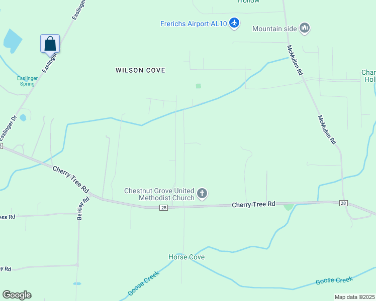 map of restaurants, bars, coffee shops, grocery stores, and more near 205 Joe Cross Road in Gurley