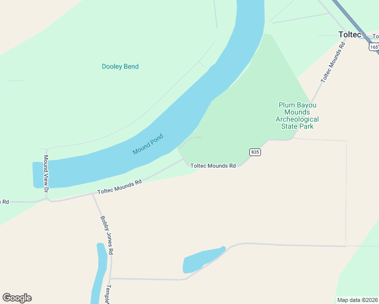 map of restaurants, bars, coffee shops, grocery stores, and more near 1220 Toltec Mounds Road in Scott