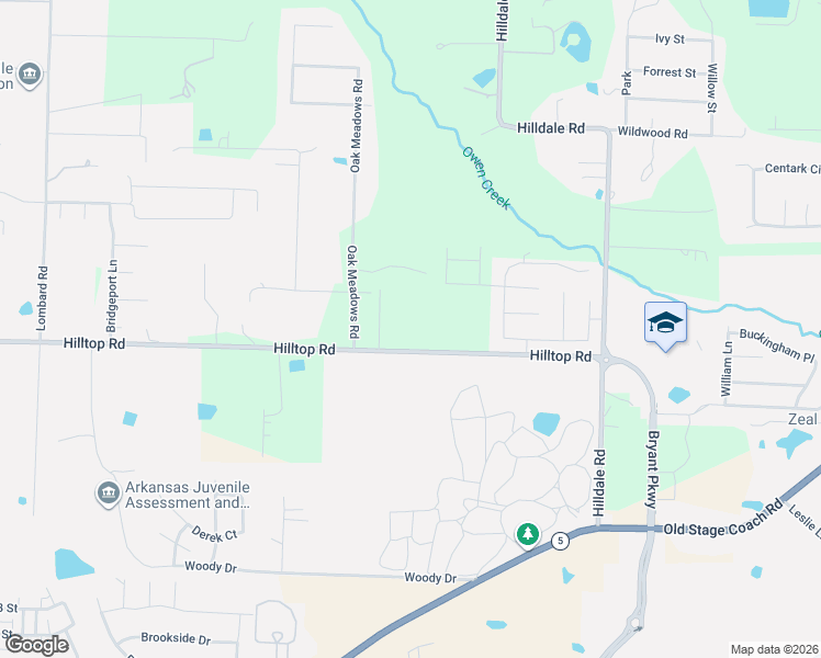 map of restaurants, bars, coffee shops, grocery stores, and more near 810 Hilltop Road in Alexander