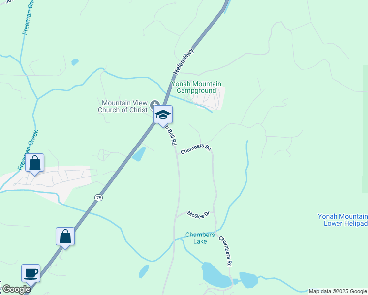 map of restaurants, bars, coffee shops, grocery stores, and more near 1360 Chambers Road in Cleveland