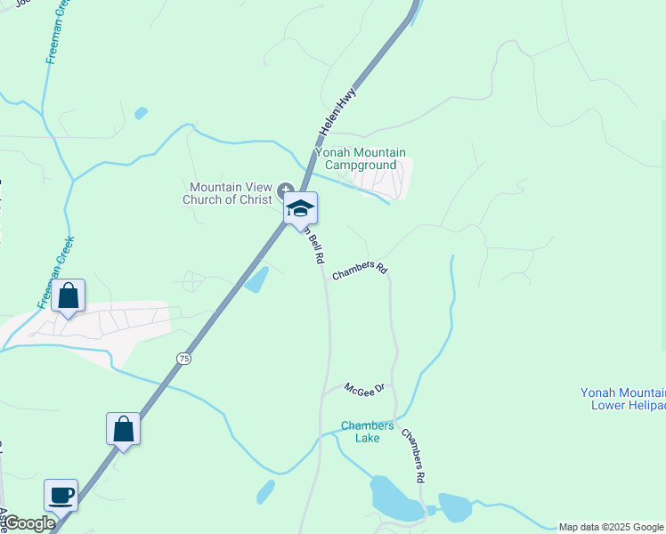 map of restaurants, bars, coffee shops, grocery stores, and more near 1360 Chambers Road in Cleveland