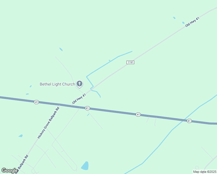map of restaurants, bars, coffee shops, grocery stores, and more near Old Highway 41 in Butters