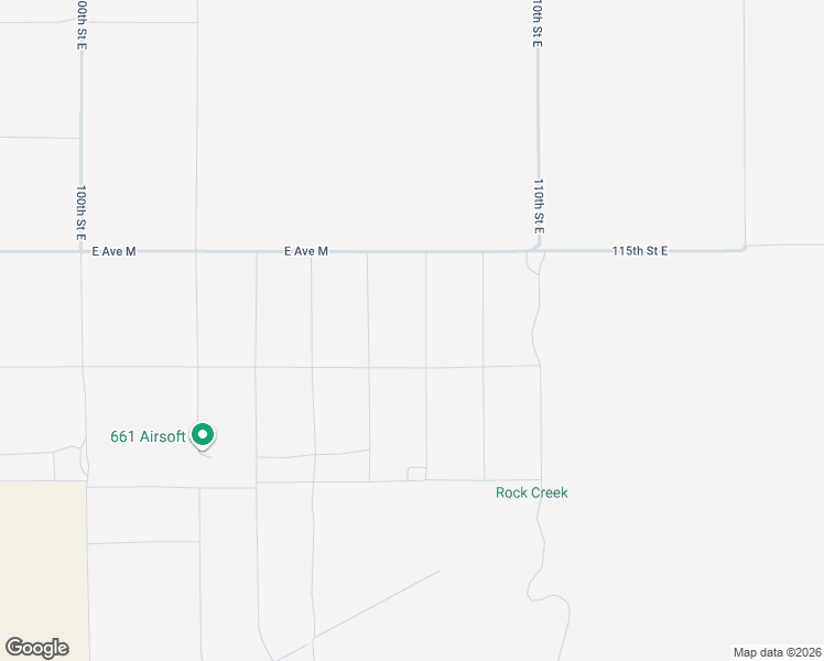 map of restaurants, bars, coffee shops, grocery stores, and more near 107th Street East in Palmdale