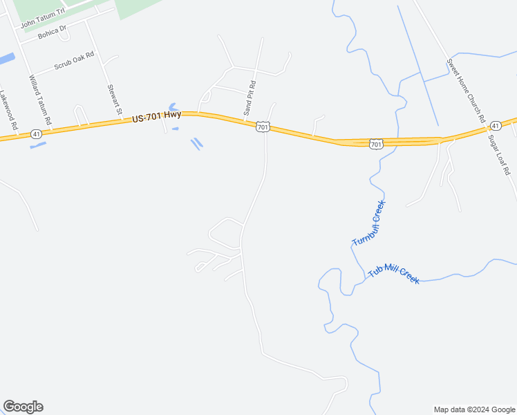 map of restaurants, bars, coffee shops, grocery stores, and more near 289 Frank Smith Road in White Oak