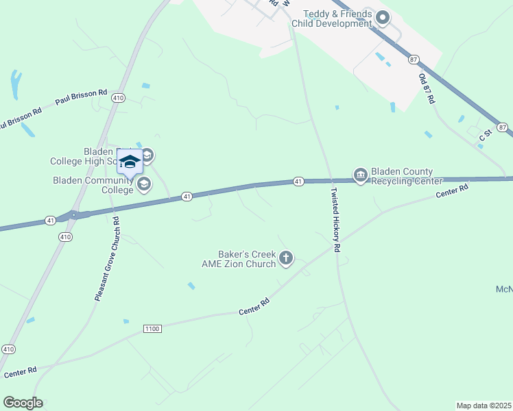 map of restaurants, bars, coffee shops, grocery stores, and more near Morvine Drive in Bladen County