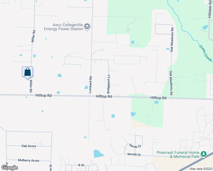 map of restaurants, bars, coffee shops, grocery stores, and more near 5501 Bridgeport Lane in Bryant