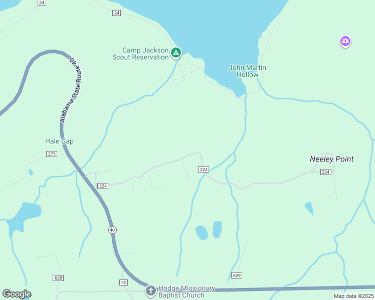 map of restaurants, bars, coffee shops, grocery stores, and more near 568 County Road 224 in Dutton
