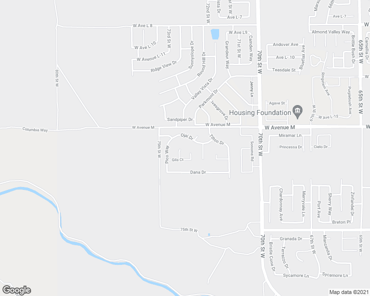 map of restaurants, bars, coffee shops, grocery stores, and more near 41903 Tucson Court in Palmdale