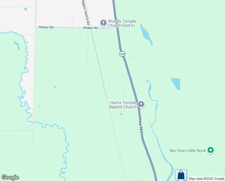 map of restaurants, bars, coffee shops, grocery stores, and more near 11618 Luther Lane in Little Rock