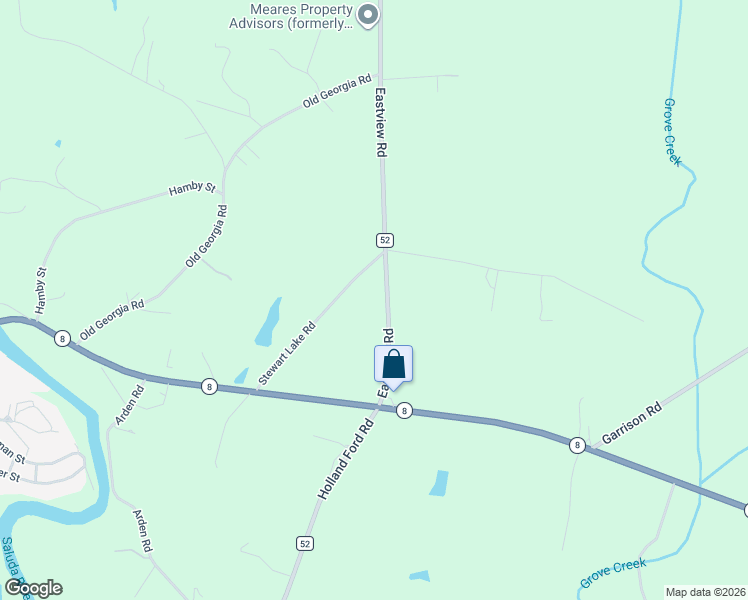 map of restaurants, bars, coffee shops, grocery stores, and more near 133 Eastview Road in Pelzer