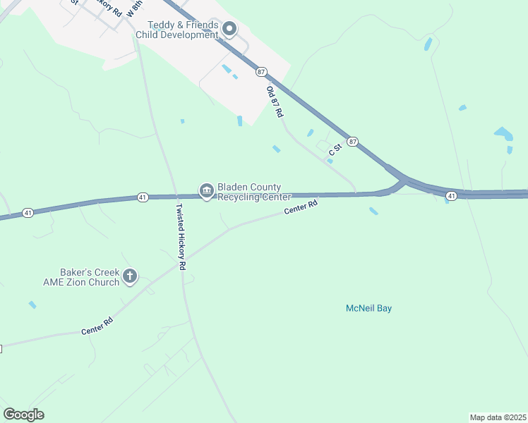 map of restaurants, bars, coffee shops, grocery stores, and more near Center Road in Elizabethtown