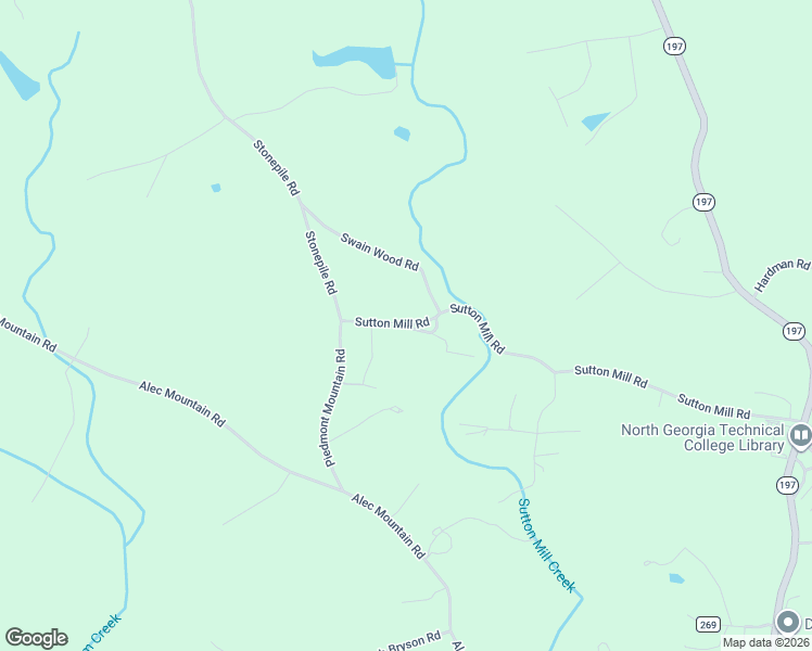 map of restaurants, bars, coffee shops, grocery stores, and more near 362 County Road 185 in Clarkesville