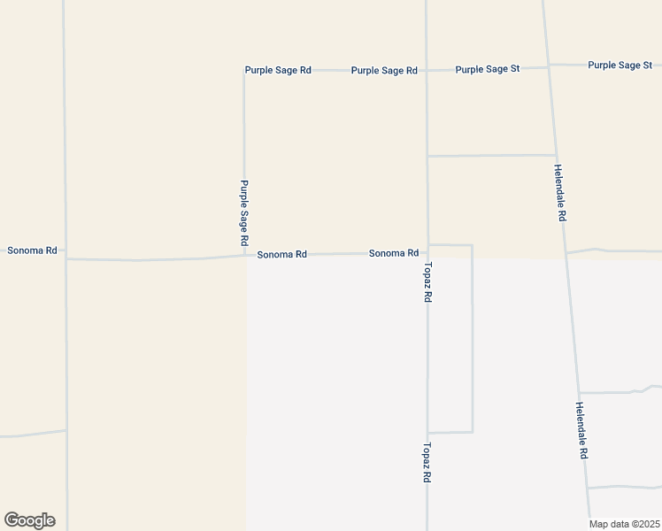 map of restaurants, bars, coffee shops, grocery stores, and more near Desert Flower Road in San Bernardino County