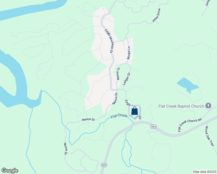 map of restaurants, bars, coffee shops, grocery stores, and more near 814 Eagle Mountain Drive in Ellijay