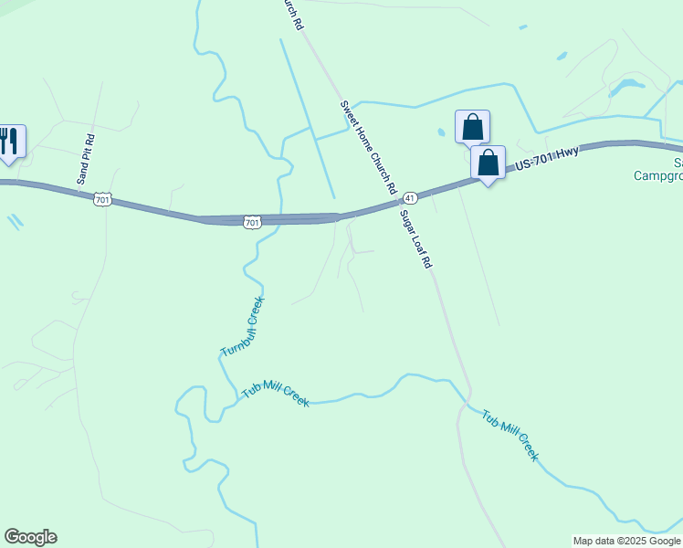 map of restaurants, bars, coffee shops, grocery stores, and more near 119 Bertha Blue Road in Elizabethtown