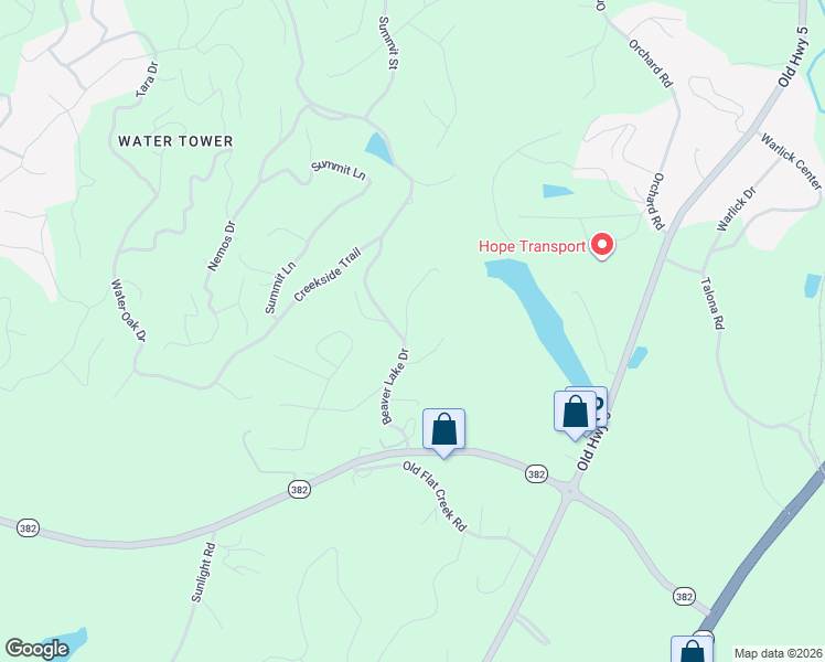 map of restaurants, bars, coffee shops, grocery stores, and more near 214-224,293-299 Vista Chalet in Ellijay
