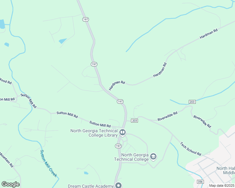 map of restaurants, bars, coffee shops, grocery stores, and more near 2040 Georgia 197 in Clarkesville