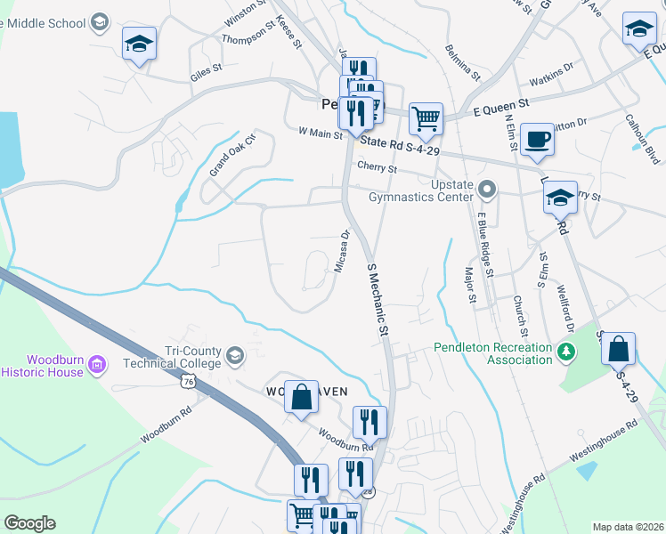map of restaurants, bars, coffee shops, grocery stores, and more near 107 Old Compton Street in Pendleton