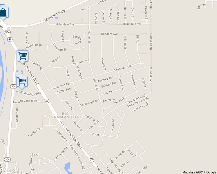 map of restaurants, bars, coffee shops, grocery stores, and more near 307 Baldwin Ave in Belen