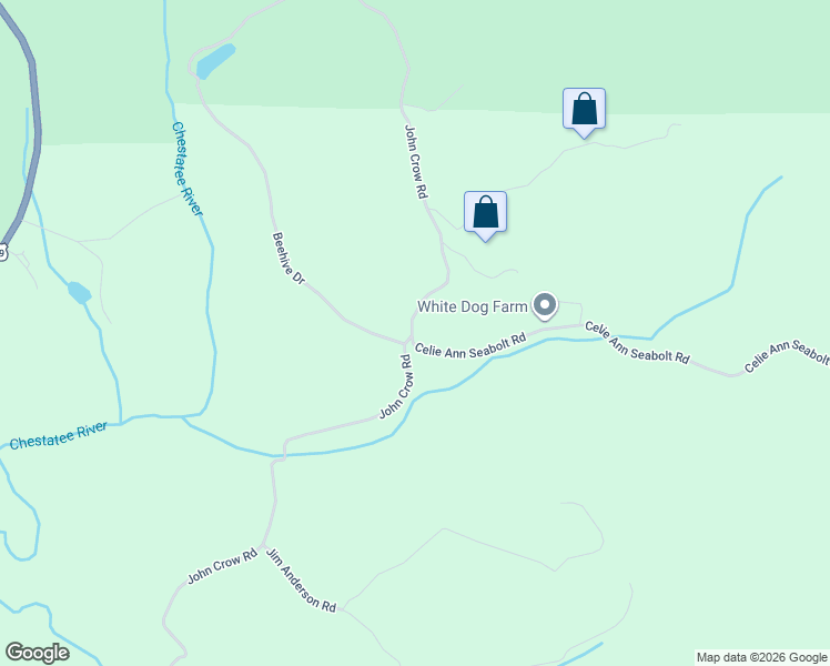 map of restaurants, bars, coffee shops, grocery stores, and more near 2361 John Crow Road in Cleveland