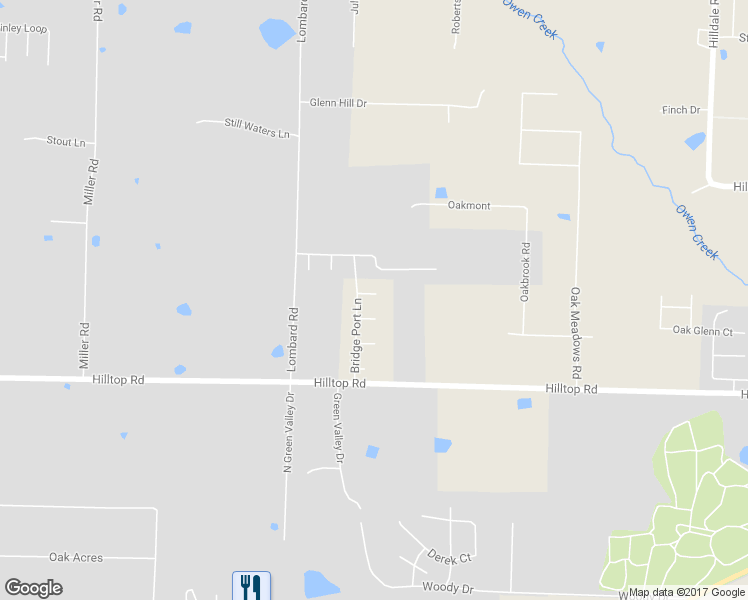 map of restaurants, bars, coffee shops, grocery stores, and more near 6016 Springwood Circle in Bryant