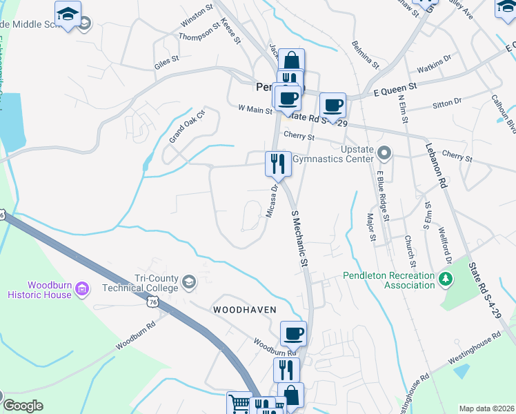 map of restaurants, bars, coffee shops, grocery stores, and more near 107 Old Compton Street in Pendleton