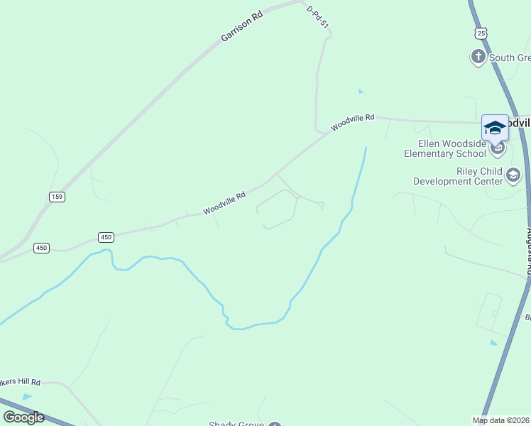 map of restaurants, bars, coffee shops, grocery stores, and more near 186 Woodville Road in Pelzer