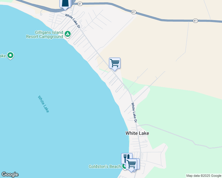 map of restaurants, bars, coffee shops, grocery stores, and more near 798 White Lake Drive in Elizabethtown