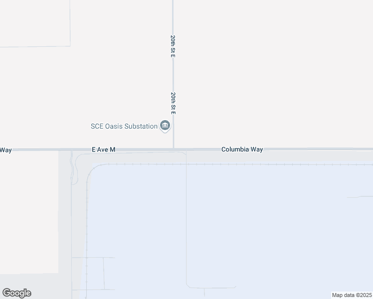 map of restaurants, bars, coffee shops, grocery stores, and more near East Avenue M & 20 Street East in Palmdale