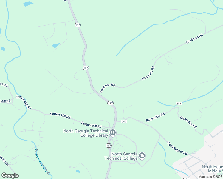 map of restaurants, bars, coffee shops, grocery stores, and more near 123 Hardman Road in Clarkesville