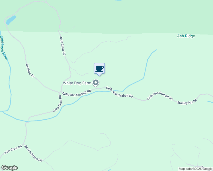 map of restaurants, bars, coffee shops, grocery stores, and more near 401 Celie Ann Seabolt Road in Cleveland