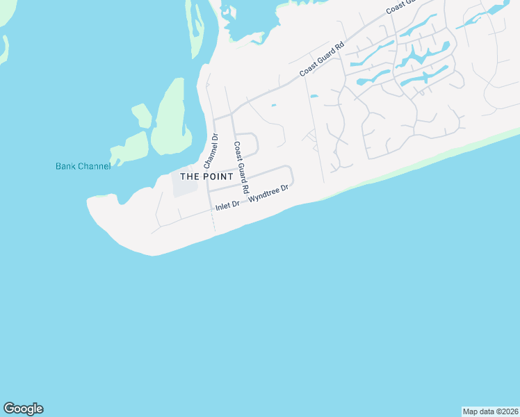 map of restaurants, bars, coffee shops, grocery stores, and more near 10555 Wyndtree Drive in Emerald Isle
