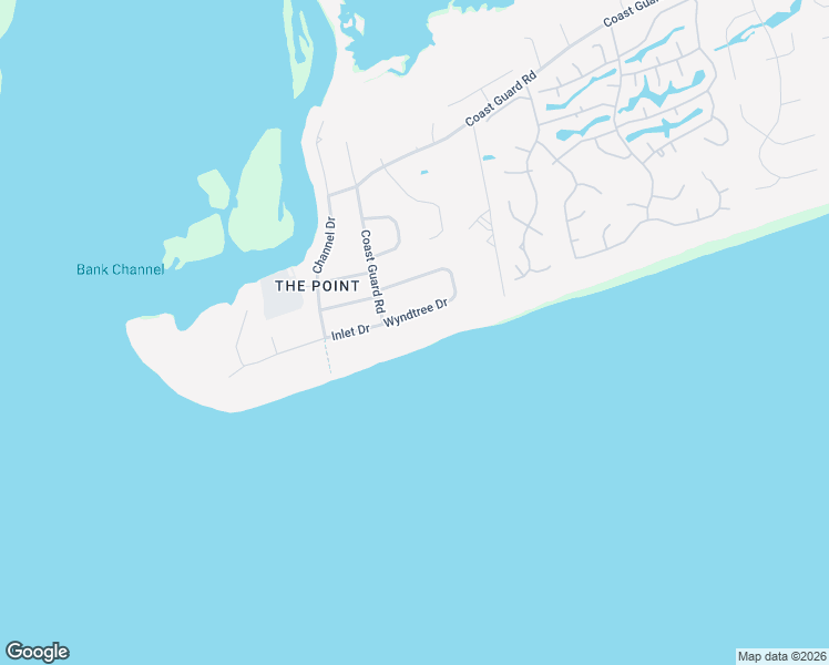 map of restaurants, bars, coffee shops, grocery stores, and more near 10555 Wyndtree Drive in Emerald Isle