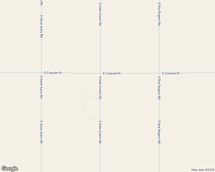 map of restaurants, bars, coffee shops, grocery stores, and more near 20270 South Dale Evans Road in Yucca