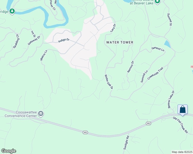 map of restaurants, bars, coffee shops, grocery stores, and more near 1249 Villa Drive in Ellijay