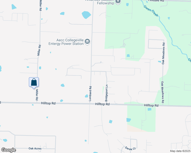 map of restaurants, bars, coffee shops, grocery stores, and more near 5708 Tumble Rock Court in Bryant