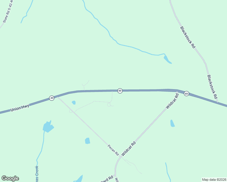 map of restaurants, bars, coffee shops, grocery stores, and more near 5860-5898 Cross Keys Highway in Enoree