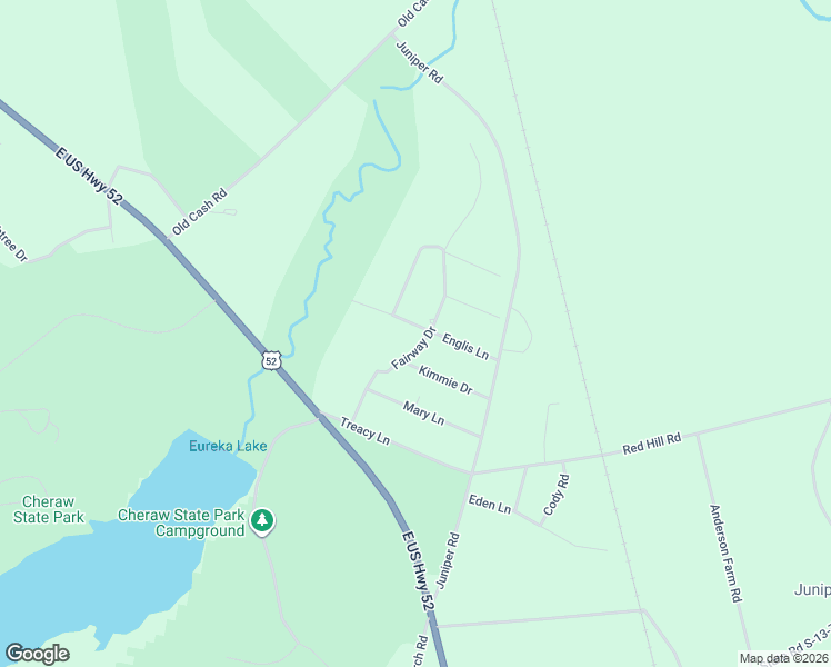 map of restaurants, bars, coffee shops, grocery stores, and more near 300 Ginger Ridge Road in Cheraw