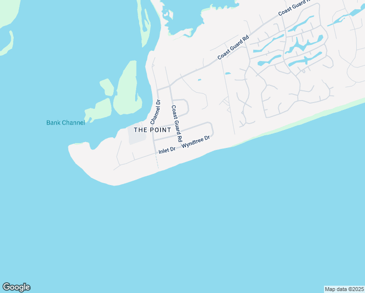 map of restaurants, bars, coffee shops, grocery stores, and more near 10598 Wyndtree Dr in Emerald Isle