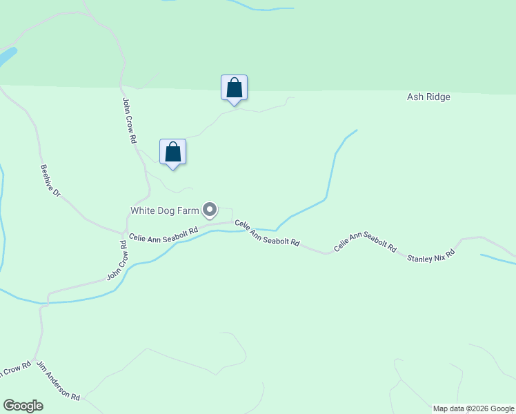 map of restaurants, bars, coffee shops, grocery stores, and more near 401 Celie Ann Seabolt Road in Cleveland