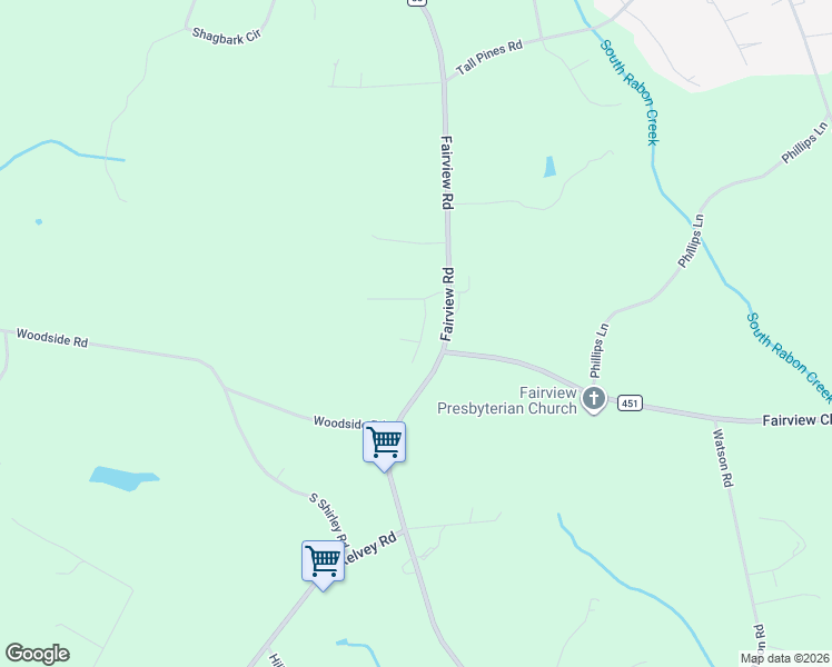 map of restaurants, bars, coffee shops, grocery stores, and more near 204 Forked Oak Way in Fountain Inn