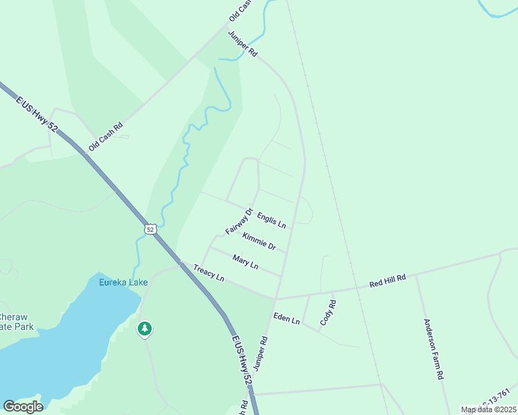 map of restaurants, bars, coffee shops, grocery stores, and more near 108 Englis Lane in Cheraw
