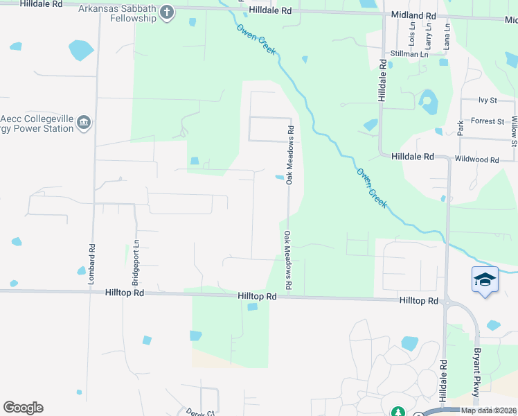 map of restaurants, bars, coffee shops, grocery stores, and more near 5722 Oakbrook Road in Alexander